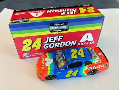 #24 Jeff Gordon, 2020 Axalta IRacing North Wilkesboro, AUTOGRAPHED