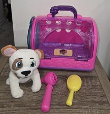 Disney Doc McStuffins Pet Rescue On The Go Vet Carrier W/Dog INCOMPLETE