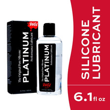 Wet Platinum Silicone Based Personal Lubricant 6.1oz  Ultra Long Lasting Lube
