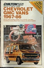 CHILTON'S Chevrolet GMC Vans 1967-86 Repair & Tune-up Guide 6930