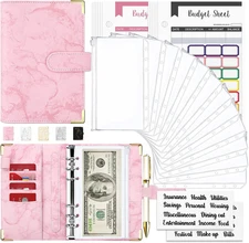 Budget Binder, Cash Envelopes for Budgeting, Money Organizer for Cash, 28Pcs Bud