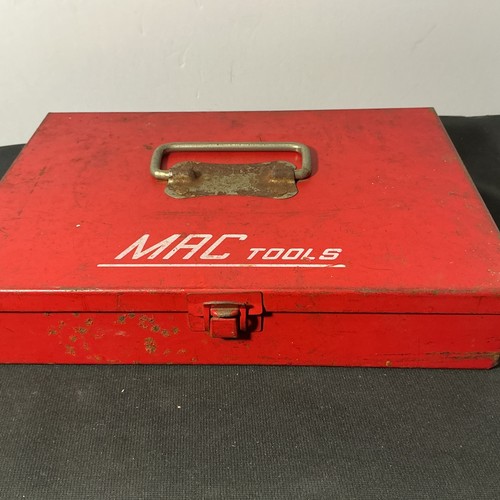 Vintage MAC TOOLS Mini Tool Box 10.5” X 7” X 2”