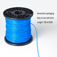 CHRORINE 1.6Mm X 100M round Strimmer Line Wire Cord Trimmer Line for Garden Eas 0.13 per metre