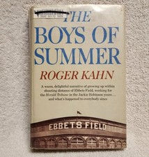 The Boys of Summer Roger Kahn 1972 1st Ed Hardcover Baseball Ebbets Field ex lib
