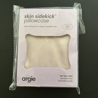 Argie Skin  Pillowcase Luxe Satin 1pc Standard Wrinkle Skin Aging Cure NIB