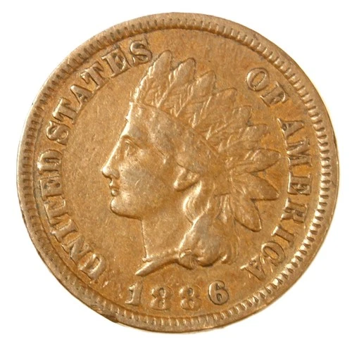 1886 1C Variety 2 BN Indian Cent- Choice VF-SMH974