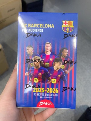 2025-26 DAKA Barcelona Team Box TOP AUDIENCE Soccer Star Cards