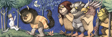 'd 300 SCREEN PRINT MAURICE SENDAK WHERE THE WILD THINGS ARE Bottleneck