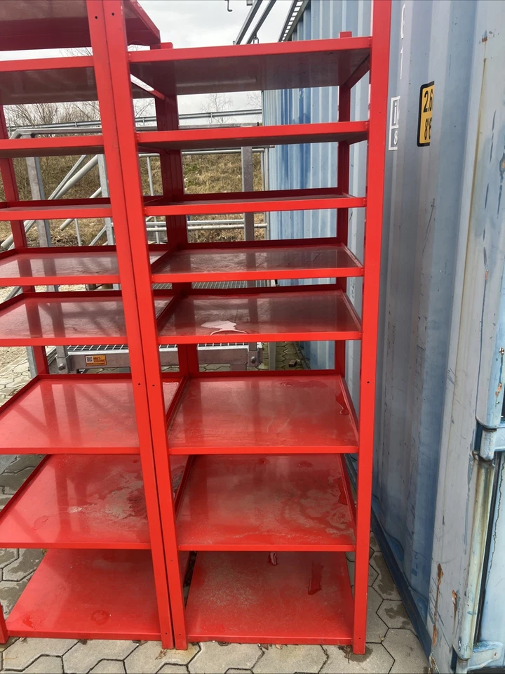 Schwerlastregal In Rot Aus Stahl (Würth) - Bild 2 von 3