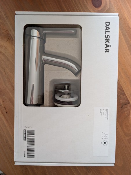 Grifo monomando cromado IKEA Dalskar nuevo en caja (2023) 22399 202.812.97