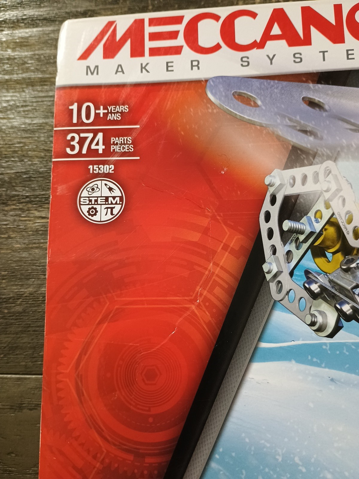 Meccano Tactical Copter 15302 Real Metal 374 Pieces Open Box Sealed Bags