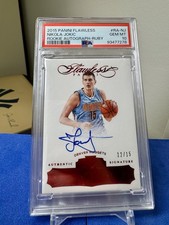 #/15 PSA 10! 2015-16 PANINI FLAWLESS NIKOLA JOKIC TRUE ROOKIE AUTO RUBY RED RC