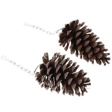 2pcs Cage Hanging Toy Chew Toy Bird Parrot Hamster