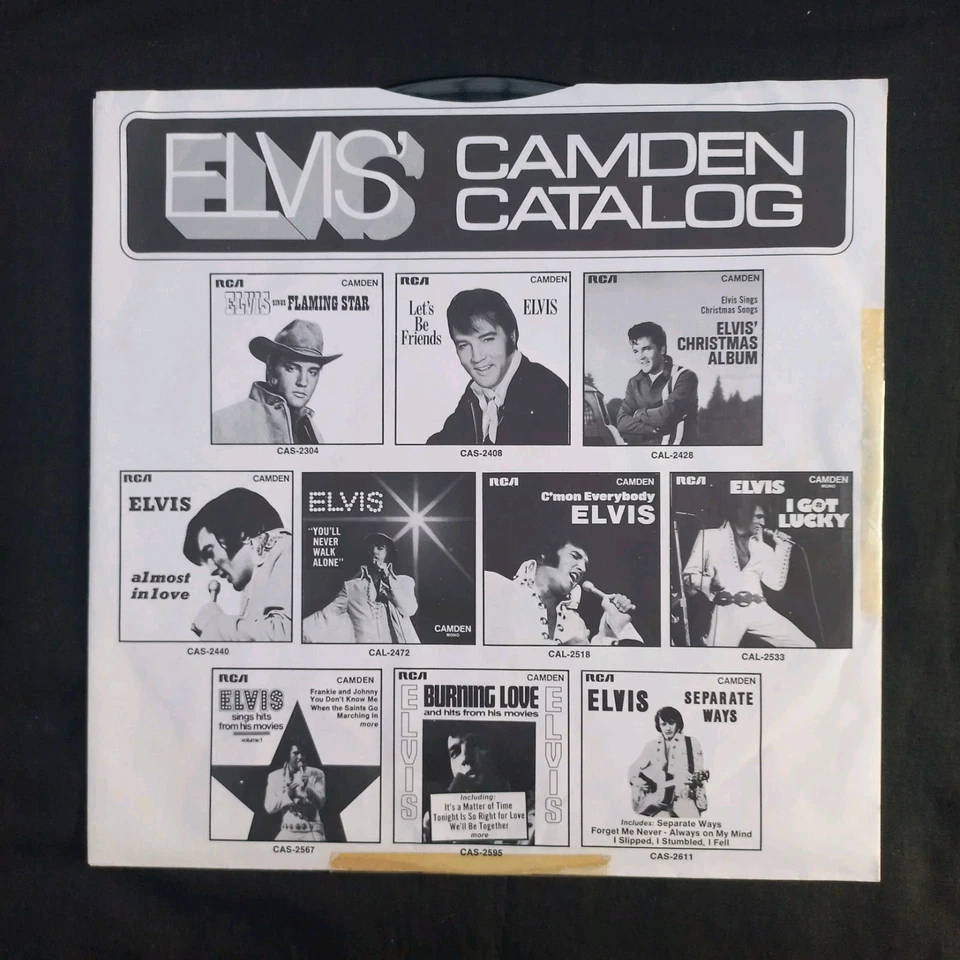 ELVIS PRESLEY Having Fun With Elvis On Stage Vinyl Record LP US.  RCA  MONO  - Image 3 of 4