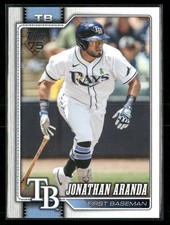 Jonathan Aranda 2026 Topps #326 Tampa Bay Rays 2