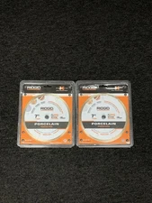 RIDGID 7 in. Premium Diamond Porcelain Blade, lot of 2  1001308252