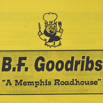 1990s BF Goodribs Restaurant Menu 4055 Tyrone Boulevard St Petersburg Florida #2