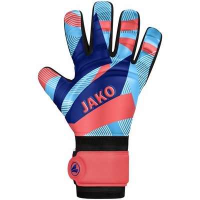 Jako TW-Handschuh River Basic Junio coral/skyblue/navy