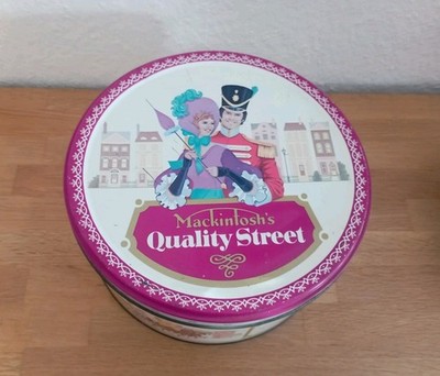 seltene 80iger Jahre Quality Street Mackintosh's, 2 kg Blechdose  leer
