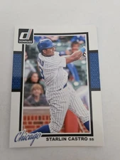 2014 Panini Donruss Baseball Card Starlin Castro 121