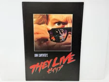 They Live (1988) Vintage Original Japanese Movie Program – John Carpenter