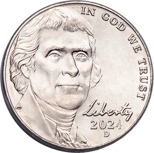 2024-D Jefferson Nickel — photo from another recent sale