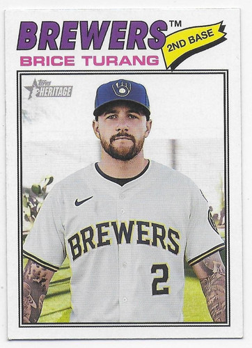 2026 Topps Heritage #325 Brice Turang | Baseball Card