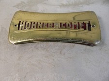 Hohner Comet Harmonica 3427 Curved Tremelo Two Sided C/G Key - Plays but Worn