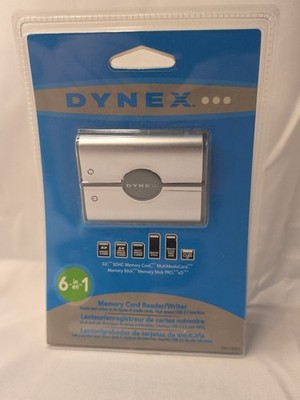 Dynex DX-CR501 External USB 5-in-1 Multi Memory Card Reader/Writer Universal New