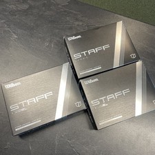 WILSON Staff Model Golf Balls - 3 Dozen - NEW