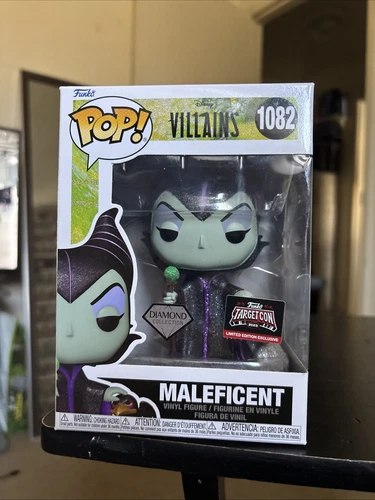 Funko POP! Disney Villain: (Diamond) MALEFICENT #1082 Target Con 2023 Exclusive!