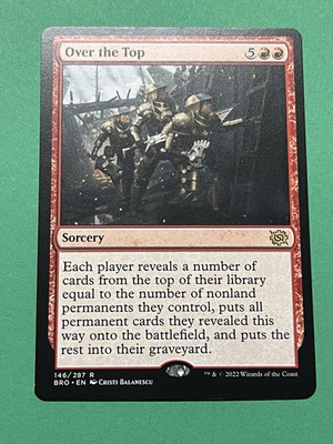 #ad Over the Top The Brothers#x27; War Regular $1.00