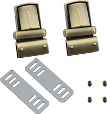 2Pcs Metal Tuck Lock Closure Clasp Catch Bags Handbag Purse Fasteners for Purse,