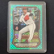 🫐ZD 2026 BOWMAN CHROME TEAL X-FRACTOR 1ST DAVID HAGAMAN /125