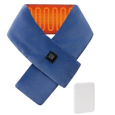 Heated Scarf with Power Bank, Electric Neck Heating Pad for Pain Relief, Port...