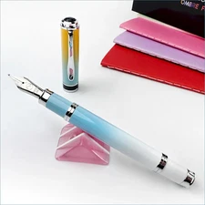Monteverde Innova Fusion Bliss Fountain Pen, Gold/Blue/White