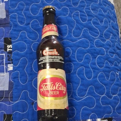 Orange Crush Advertising Bottle Falls City Beer Label Collectible 10 FL OZ