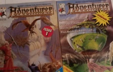 ADVENTURER SUPERIOR FANTASY & SCI-FI GAMES MAGAZINE #1, 3 1986 vintage D&D A-H