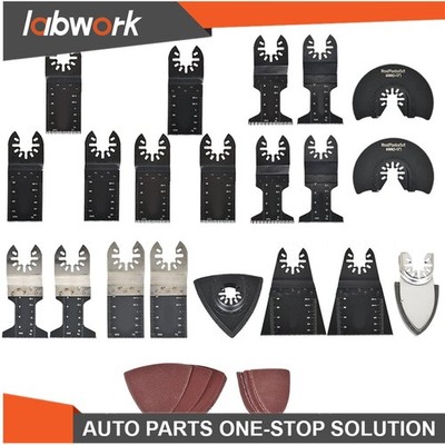 Labwork 40Pcs Oscillating Tool Accessories Kit Universal Metal Wood Saw Blades