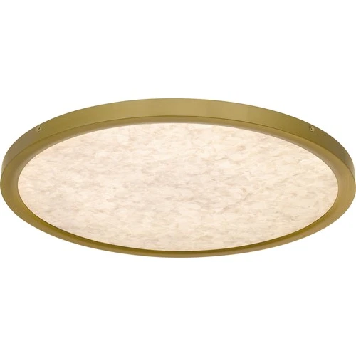 Quoizel OSTA1720 Outskirts 20"W LED Flush Mount Ceiling Fixture - Gold - Picture 7 of 8
