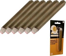 Puff Cigar 4.5 Inch 6 Pack ,That Blow Smoke,Durable  Realistic,Ideal for...
