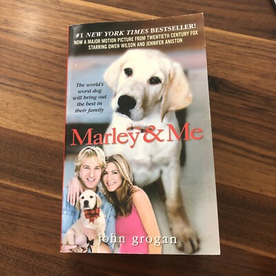 Marley and Me Paperback Book Made Into Movie Books Dogs Pets Family