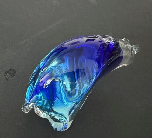 90s V.Nason Blue Glass Bear - MURANO Venice - Made in Italy - Picture 5 of 8