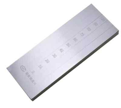 Double Groove Grindometer Scraper Fineness Meter for Paint Plastic Paint