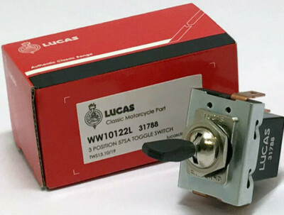 LUCAS GENUINE TRIUMPH BSA CLASSIC TOGGLE SWITCH HEADLAMP SWITCH 31788 57SA ....
