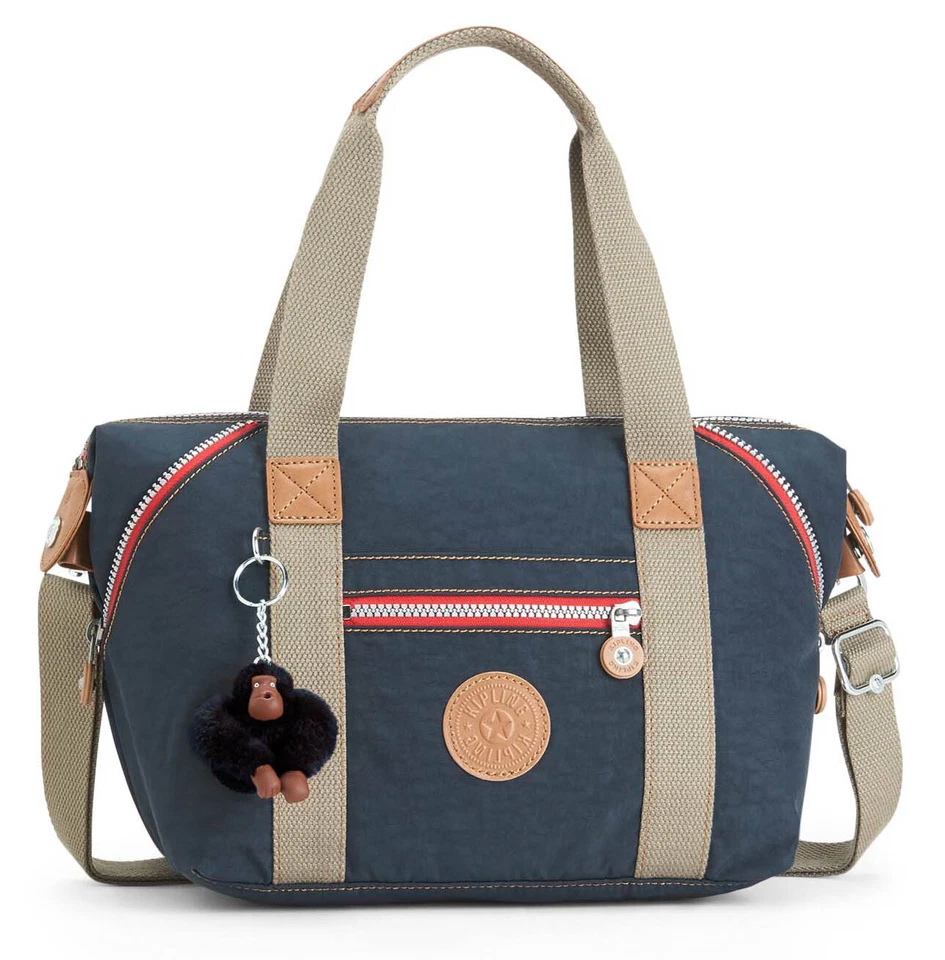kipling Basic Eyes Wide Open Art Mini Handbag Handtasche True Navy Combo Blau - Bild 4 von 4
