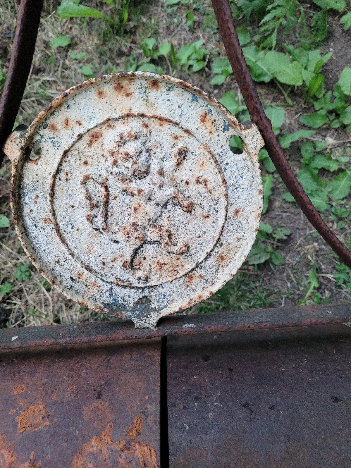 garden roller vintage cast iron eBay