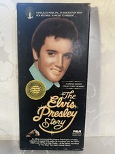 THE ELVIS PRESLEY STORY 1977 LIMITED EDITION BOX SET OF 3 RCA 8-TRACK TAPES
