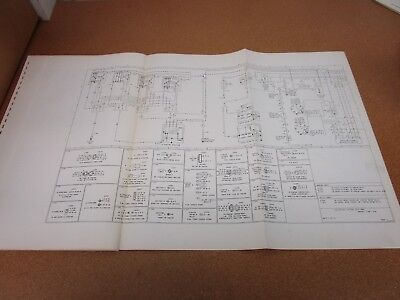 ORIGINAL 1975 Ford LTD Custom wiring diagram SHEET schematics service