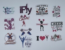Stickers Decals Cheerleading Cheer Cheerleaders U44